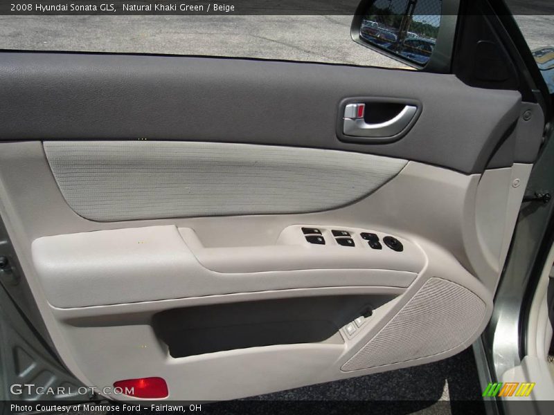 Natural Khaki Green / Beige 2008 Hyundai Sonata GLS