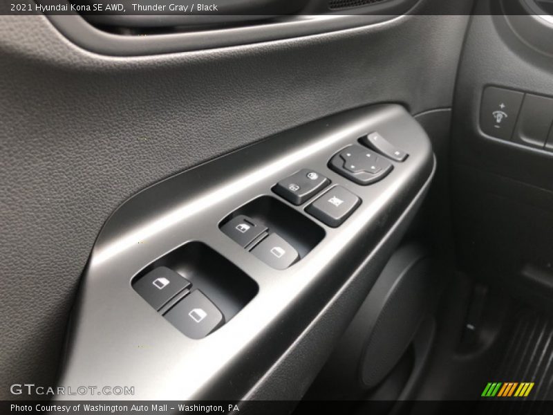 Thunder Gray / Black 2021 Hyundai Kona SE AWD
