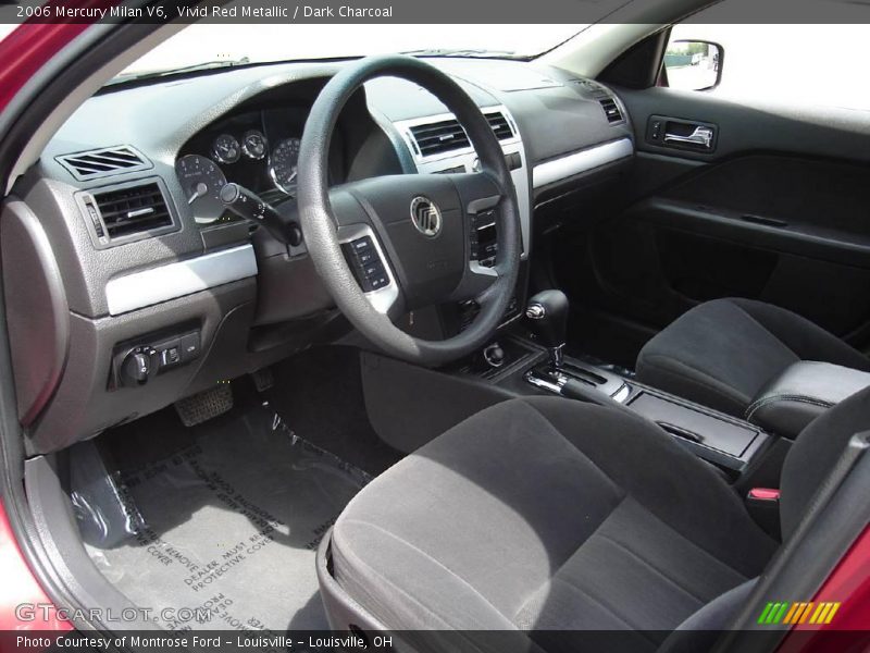 Vivid Red Metallic / Dark Charcoal 2006 Mercury Milan V6