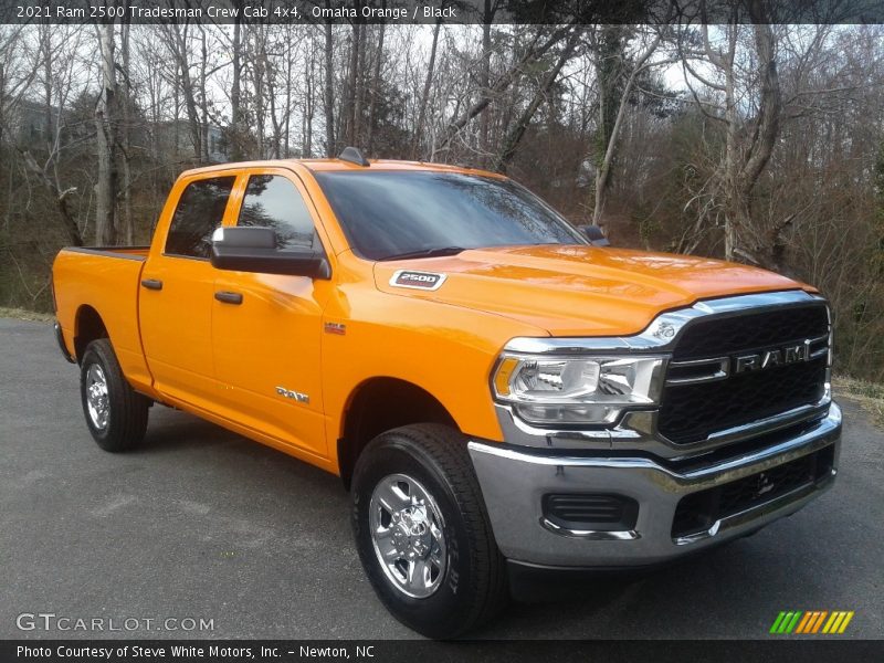 Front 3/4 View of 2021 2500 Tradesman Crew Cab 4x4