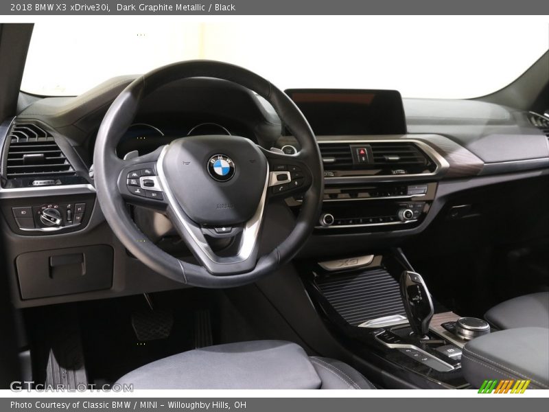 Dark Graphite Metallic / Black 2018 BMW X3 xDrive30i