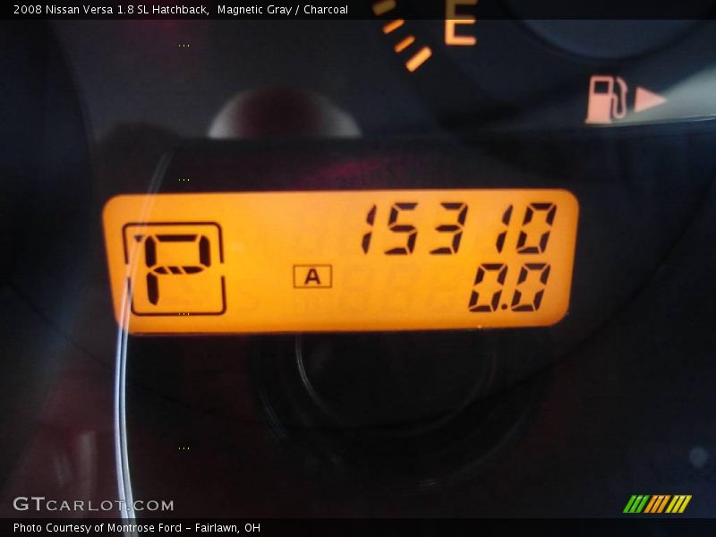 Magnetic Gray / Charcoal 2008 Nissan Versa 1.8 SL Hatchback
