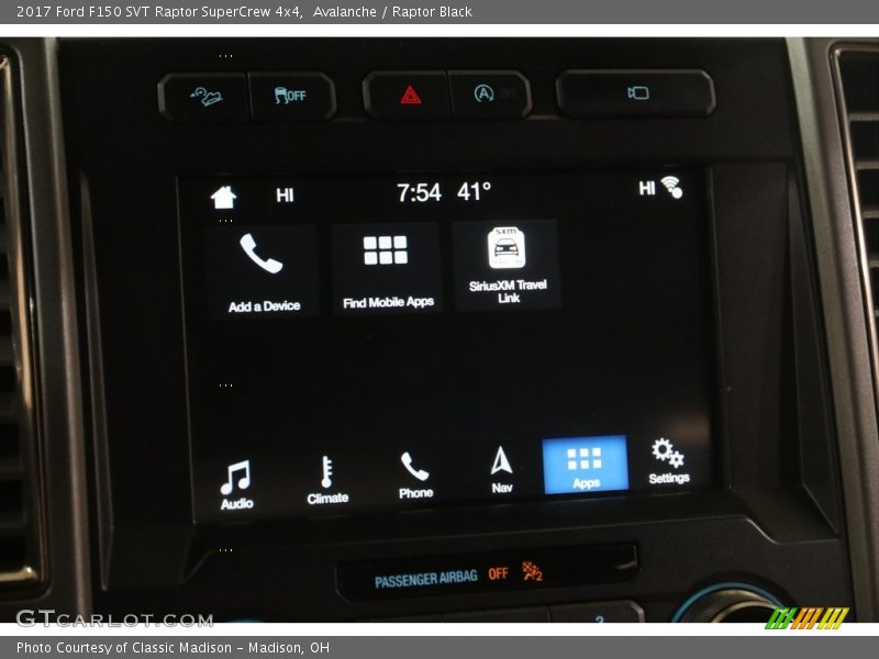 Avalanche / Raptor Black 2017 Ford F150 SVT Raptor SuperCrew 4x4