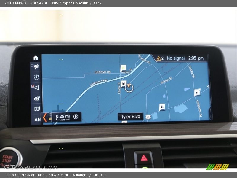 Dark Graphite Metallic / Black 2018 BMW X3 xDrive30i