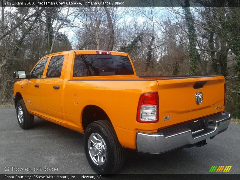 Omaha Orange / Black 2021 Ram 2500 Tradesman Crew Cab 4x4