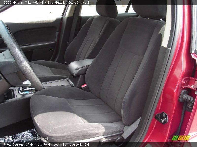 Vivid Red Metallic / Dark Charcoal 2006 Mercury Milan V6