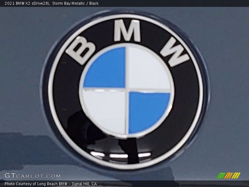 Storm Bay Metallic / Black 2021 BMW X2 sDrive28i