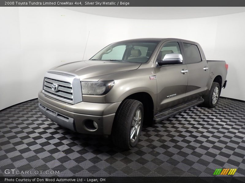 Silver Sky Metallic / Beige 2008 Toyota Tundra Limited CrewMax 4x4