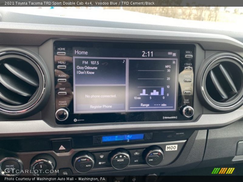 Controls of 2021 Tacoma TRD Sport Double Cab 4x4