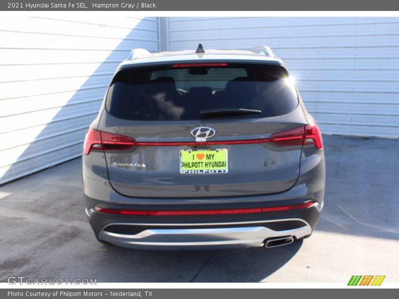 Hampton Gray / Black 2021 Hyundai Santa Fe SEL