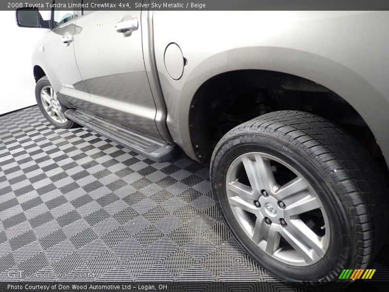 Silver Sky Metallic / Beige 2008 Toyota Tundra Limited CrewMax 4x4