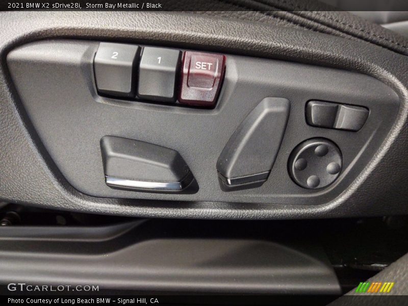 Storm Bay Metallic / Black 2021 BMW X2 sDrive28i