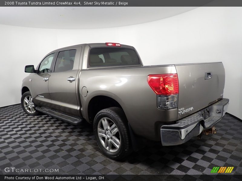 Silver Sky Metallic / Beige 2008 Toyota Tundra Limited CrewMax 4x4