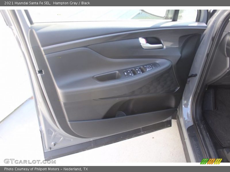Hampton Gray / Black 2021 Hyundai Santa Fe SEL