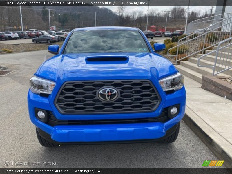 Voodoo Blue / TRD Cement/Black 2021 Toyota Tacoma TRD Sport Double Cab 4x4