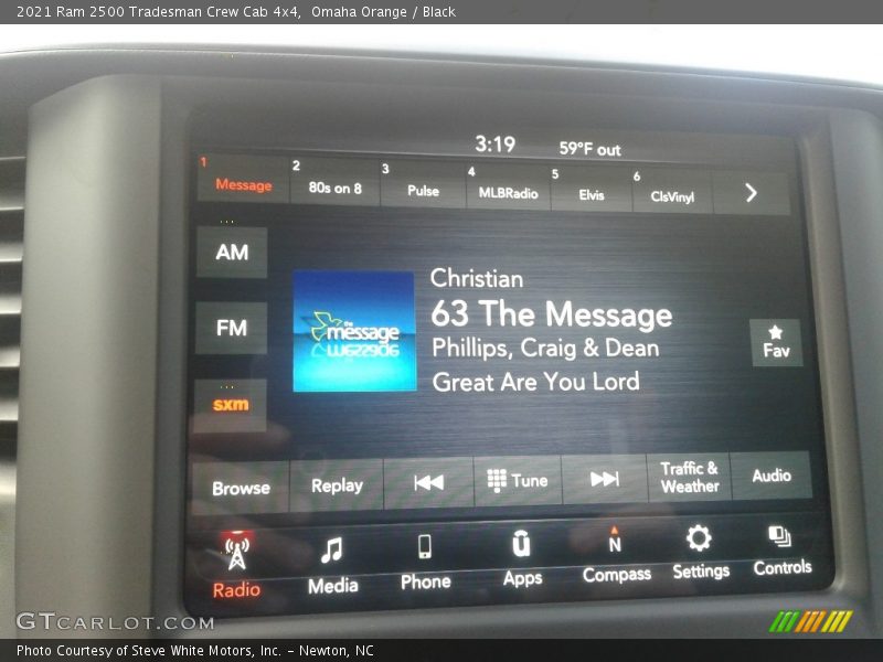 Omaha Orange / Black 2021 Ram 2500 Tradesman Crew Cab 4x4