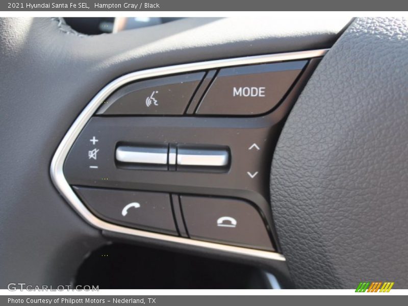 Hampton Gray / Black 2021 Hyundai Santa Fe SEL