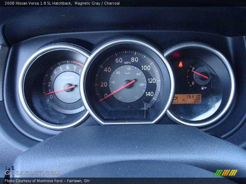 Magnetic Gray / Charcoal 2008 Nissan Versa 1.8 SL Hatchback