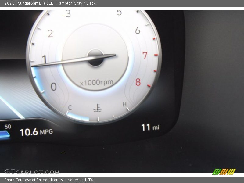 Hampton Gray / Black 2021 Hyundai Santa Fe SEL
