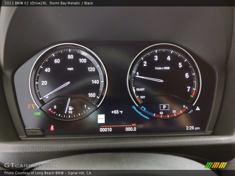 Storm Bay Metallic / Black 2021 BMW X2 sDrive28i