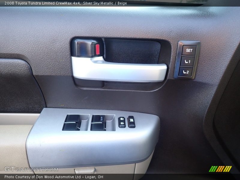 Silver Sky Metallic / Beige 2008 Toyota Tundra Limited CrewMax 4x4