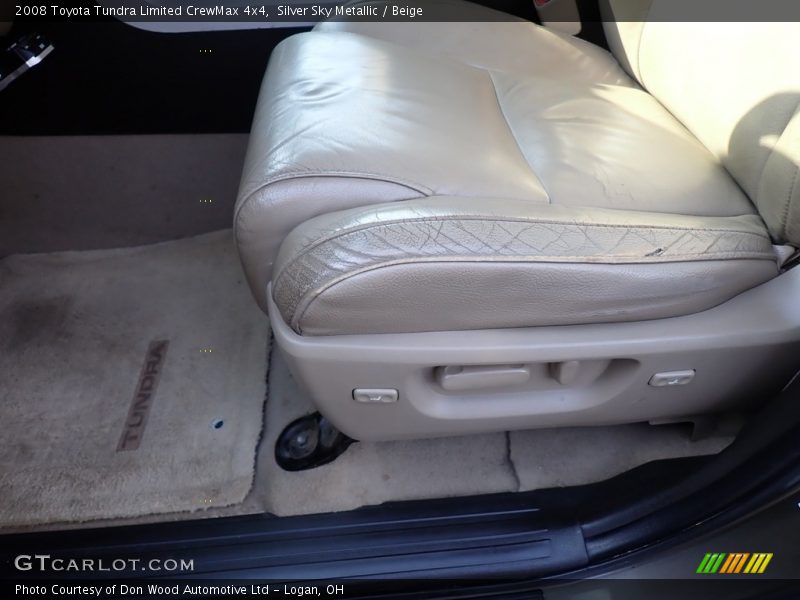 Silver Sky Metallic / Beige 2008 Toyota Tundra Limited CrewMax 4x4