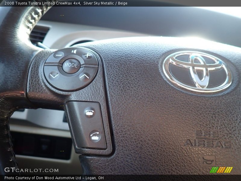 Silver Sky Metallic / Beige 2008 Toyota Tundra Limited CrewMax 4x4