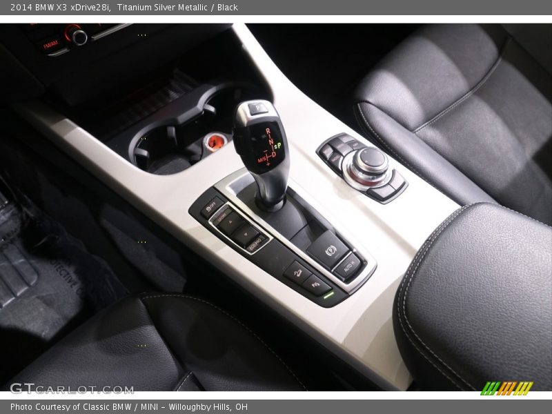 Titanium Silver Metallic / Black 2014 BMW X3 xDrive28i