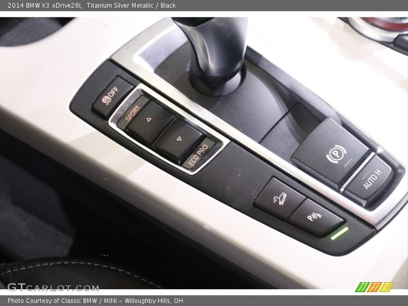 Titanium Silver Metallic / Black 2014 BMW X3 xDrive28i