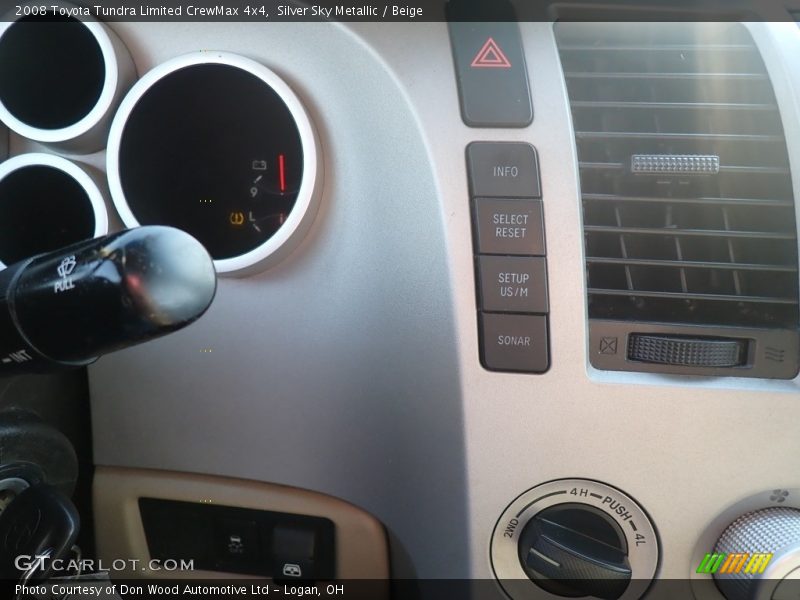 Silver Sky Metallic / Beige 2008 Toyota Tundra Limited CrewMax 4x4