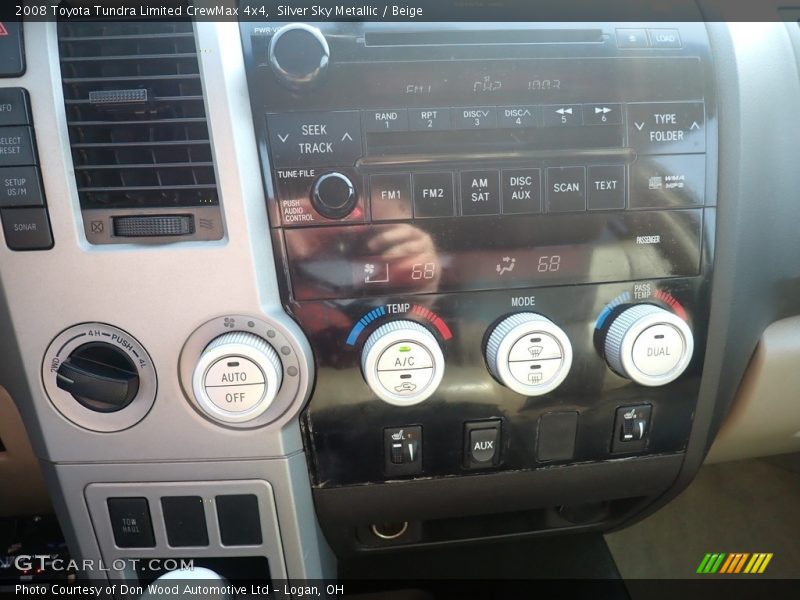 Silver Sky Metallic / Beige 2008 Toyota Tundra Limited CrewMax 4x4