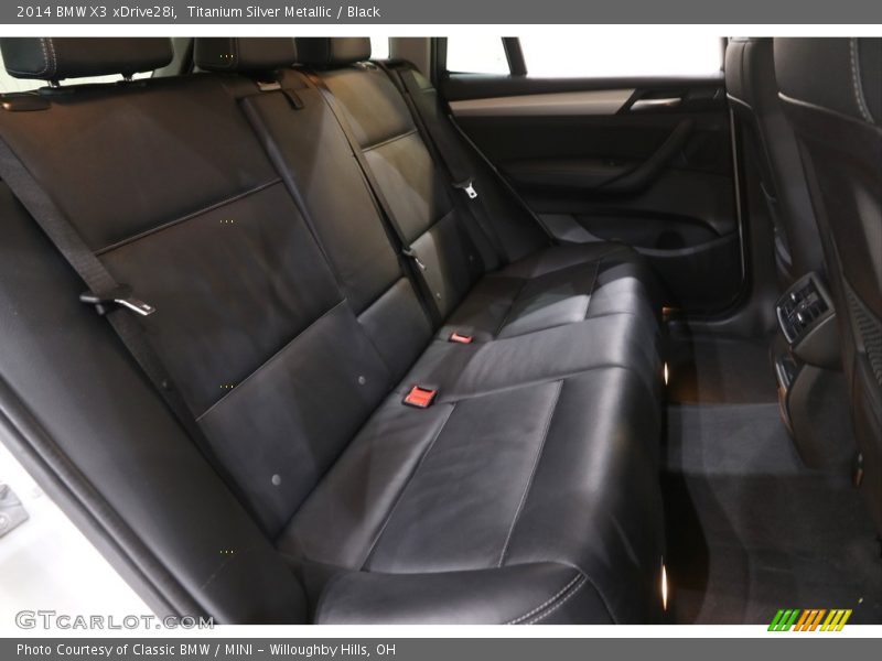 Titanium Silver Metallic / Black 2014 BMW X3 xDrive28i