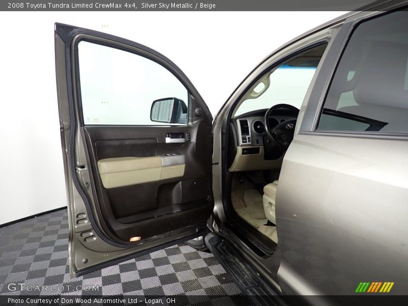 Silver Sky Metallic / Beige 2008 Toyota Tundra Limited CrewMax 4x4