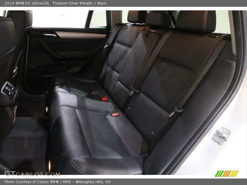 Titanium Silver Metallic / Black 2014 BMW X3 xDrive28i