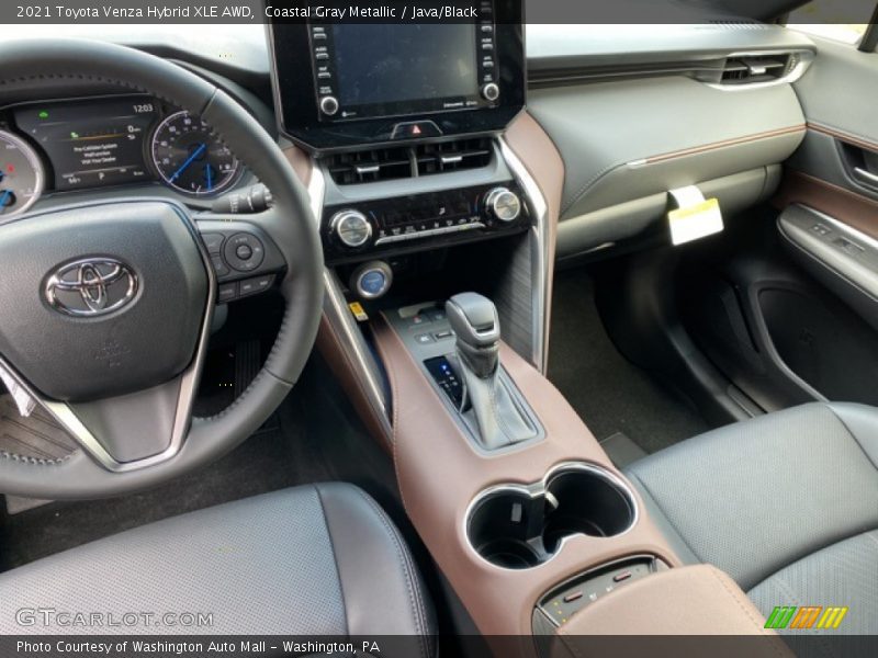 Coastal Gray Metallic / Java/Black 2021 Toyota Venza Hybrid XLE AWD