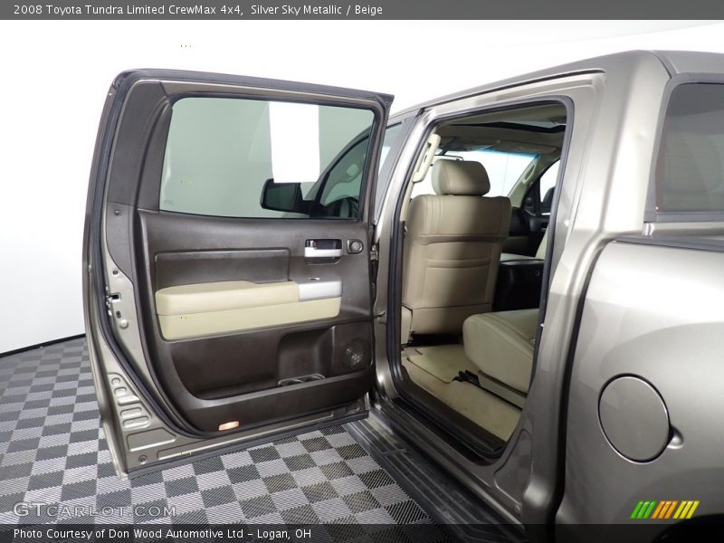 Silver Sky Metallic / Beige 2008 Toyota Tundra Limited CrewMax 4x4