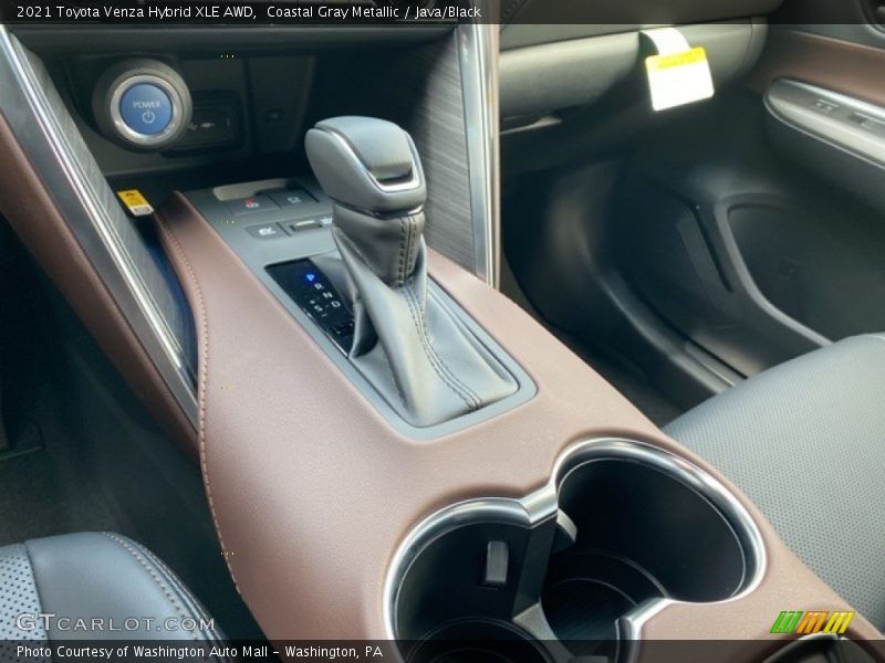 Coastal Gray Metallic / Java/Black 2021 Toyota Venza Hybrid XLE AWD