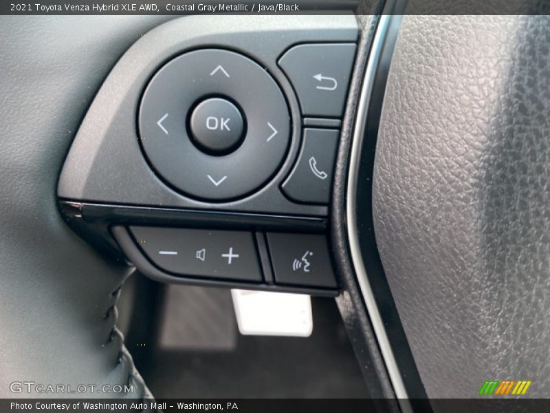 Coastal Gray Metallic / Java/Black 2021 Toyota Venza Hybrid XLE AWD