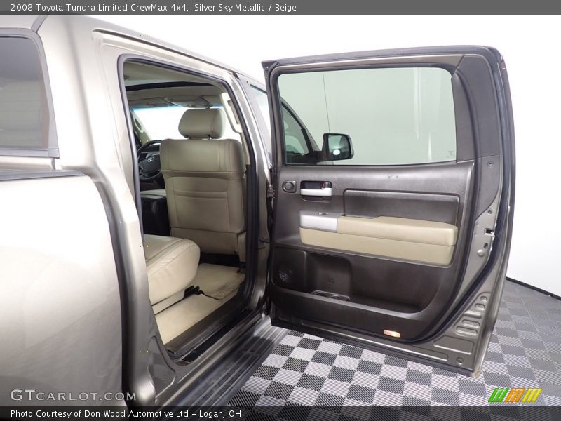 Silver Sky Metallic / Beige 2008 Toyota Tundra Limited CrewMax 4x4