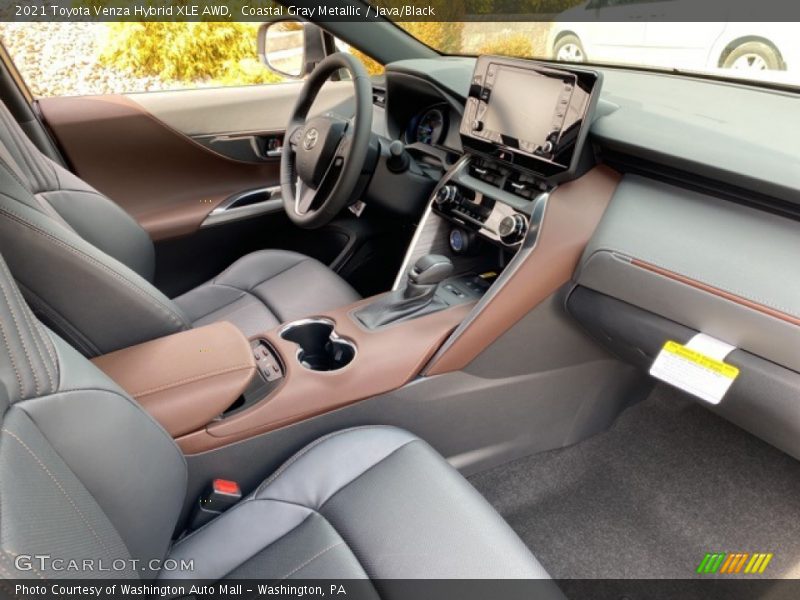Coastal Gray Metallic / Java/Black 2021 Toyota Venza Hybrid XLE AWD