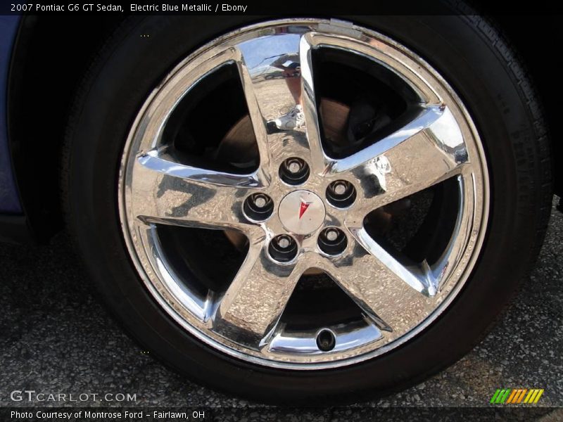 Electric Blue Metallic / Ebony 2007 Pontiac G6 GT Sedan