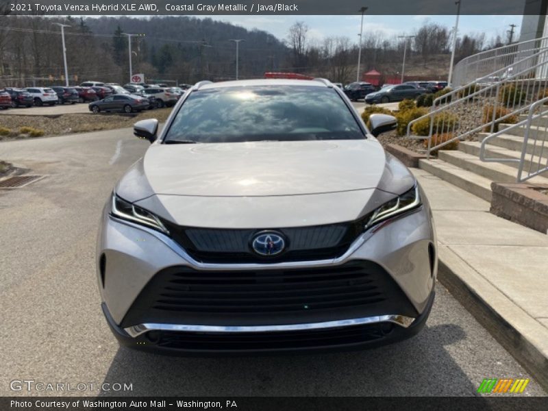 Coastal Gray Metallic / Java/Black 2021 Toyota Venza Hybrid XLE AWD