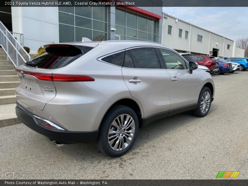 Coastal Gray Metallic / Java/Black 2021 Toyota Venza Hybrid XLE AWD