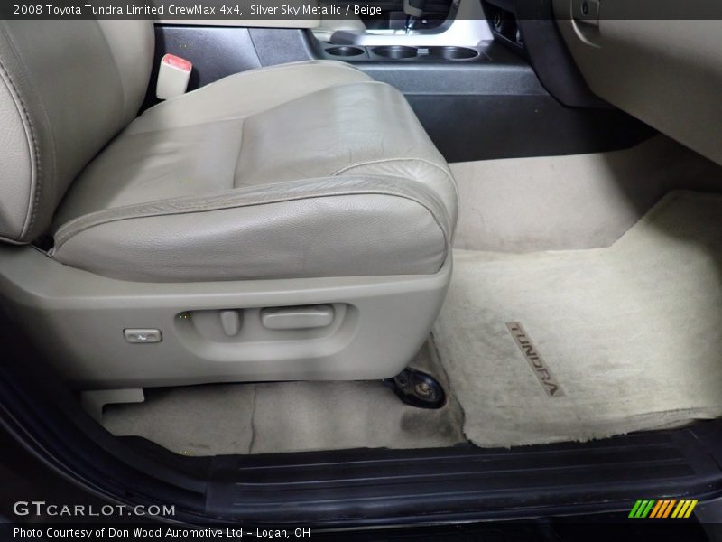 Silver Sky Metallic / Beige 2008 Toyota Tundra Limited CrewMax 4x4