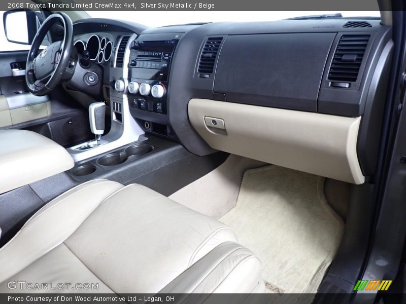 Silver Sky Metallic / Beige 2008 Toyota Tundra Limited CrewMax 4x4