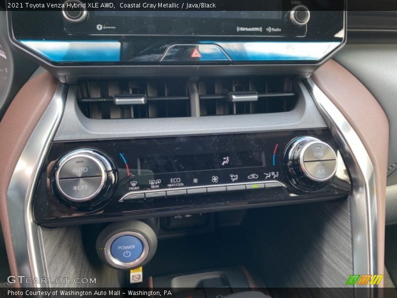 Coastal Gray Metallic / Java/Black 2021 Toyota Venza Hybrid XLE AWD