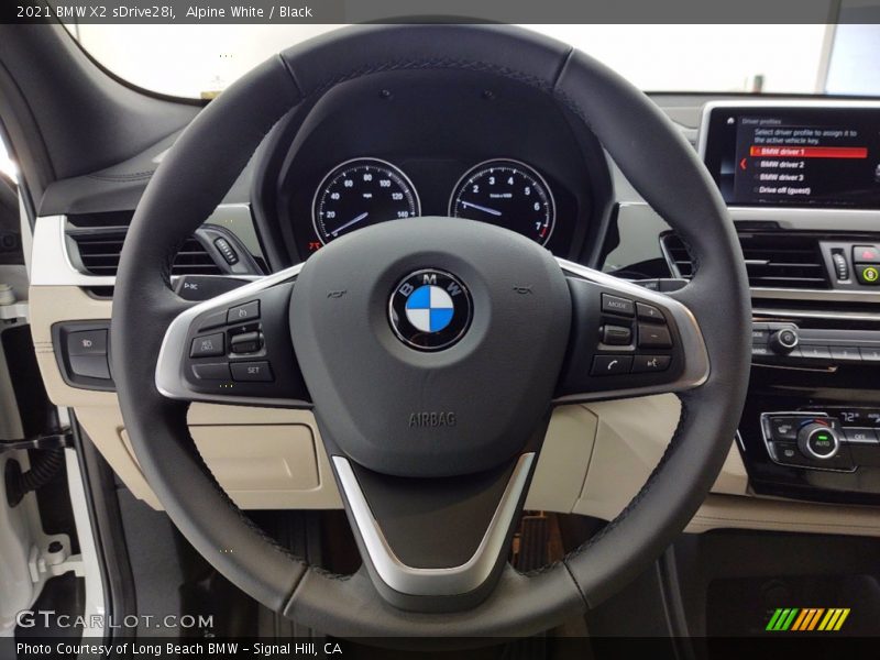 Alpine White / Black 2021 BMW X2 sDrive28i