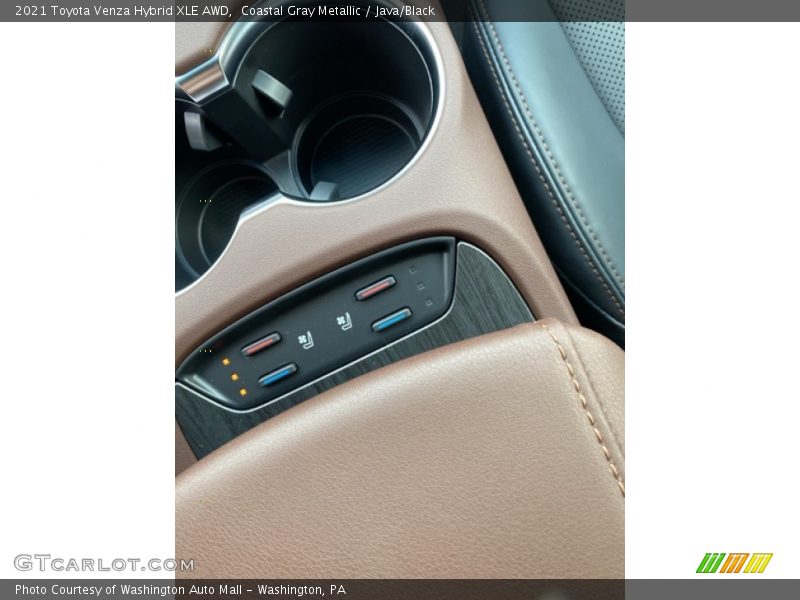 Coastal Gray Metallic / Java/Black 2021 Toyota Venza Hybrid XLE AWD