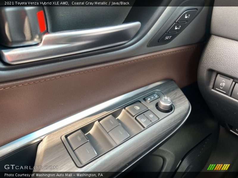 Coastal Gray Metallic / Java/Black 2021 Toyota Venza Hybrid XLE AWD