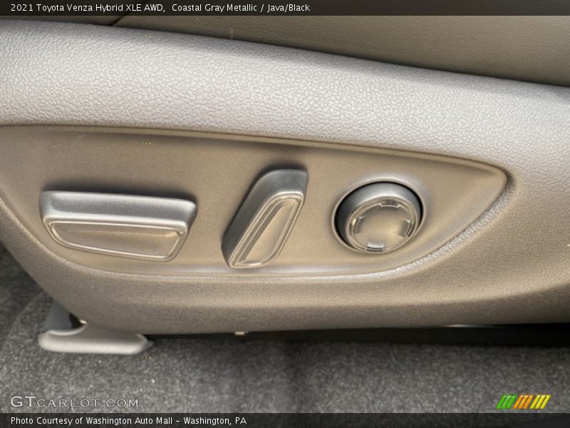 Coastal Gray Metallic / Java/Black 2021 Toyota Venza Hybrid XLE AWD
